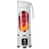 Portable Juicer Blender 12 Blades Tumbler USB Rechargeable Juicer Blender Digital Display Mini Juice