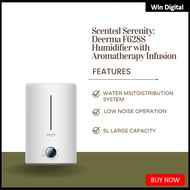 [SG STOCK]Deerma F628S Humidifier with Aromatherapy Infusion - Features LED Display Control - 5L Cap