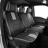 EKR F150 Seat Covers Custom Fit for (SuperCrew) 2015-2020 Ford F150 & (CrewCab) 2017-2022 F250/F350/
