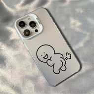 Funny Couple Case for iPhone 17Pro 16 15 14 13 12 11Pro Max Shockproof Cover Screen Protector Casing