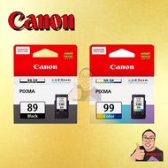 CANON PG-89 PG 89 PG89 BLACK / CL-99 CL 99 CL99 COLOR INK CARTRIDGE