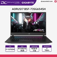 【24-Hr Delivery*】GIGABYTE AORUS 17 BSF-73SG654SH Gaming Laptop ( i7-13700H/17.3 In QHD/16GB/1TB SSD/RTX4070/Win11Home)