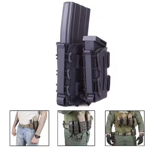 1pc Tactical Molle Magazine Pouch AR15 M4 AK47 7.62 5.56 Scorpion Fast Mag Holster Case Holder Gun H