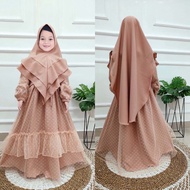 hk3 SYARI EMILY KIDS REAL PICT FREE KRUDUNG 3-11 TH/GAMIS ANAK TILE