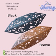 Decorative Dinding Terabai Hiasan Ukiran Kayu Corak Burung Kenyalang Borneo Sarawak