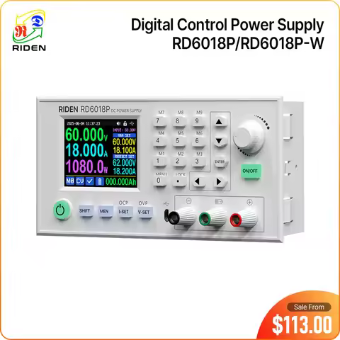 RD RD6018P 60V 18A 5 Digit Display DC Adjustable Step Down Voltage Regulated Power Supply Buck Conve