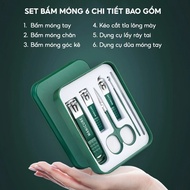 6-piece Nail Clipper Set - Nail Clipper, Filer Set - Nail Detail Nail Tool Set