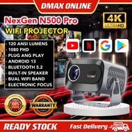 NEXGEN N500 PRO FHD Projector🔥 Android 13 🔥with Dual WIFi Band Auto Focus and Keystone Wireless Mirr