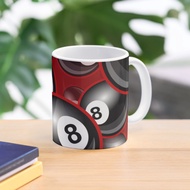 Billiards Pool Hall Black 8 Ball 8 Ball Pocket Coffee Mug