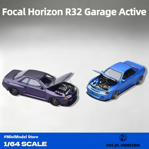 Focal Horizon 1:64 R32 Garage Active Metal Purple / Blue Diecast Model Car