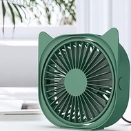 Square Mini Fan, Portable Desktop Home Office Usb Fans Portable Buttons Control Electric Exterior Cooling Table Fans,2