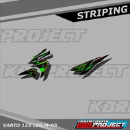 VARIO 125 LED sticker, Racing variation, HONDA VARIO 125 LED motorcycle sticker M.05