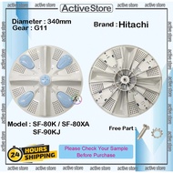 Hitachi Washing Machine Pulsator Plate 340MM Gear11 SF-80K SF-80XA SF-90KJ