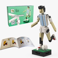 Lionel Messi Argentine National Team Building Blocks(186Pcs),Soccer Player Action Figure Model Toy 7
