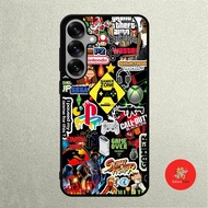 Case SAMSUNG A57 A56 A37 A36 A50 A50 A51 A52 A53 A54 A55 Tpu Rubber Game Doodle
