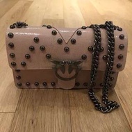 Pinko 裸粉斜背包