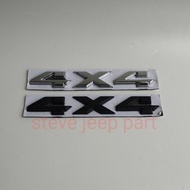 4X4 Jeep Emblem Premium Metal Material