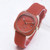 PROMO!!!! JAM TANGAN RUBBER WANITA TERBARU 2025 TALI KARET KEKINIAN MEWAH ELEGAN ADA TANGGALNYA