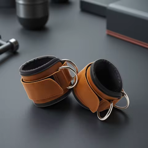 1PC Fitness Ankle Straps Adjustable D-Ring Support Cuffs Gym Leg Excercises Training Workouts Sports