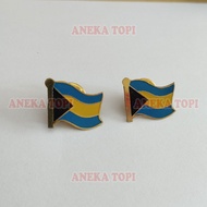 Bahama Flag Pin Bahama Flag Pin Bahama Country Flag Pin - Various Hats