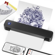 A4 Portable Tattoo Document Test Paper Printer Inkless Thermal Printer Household Small Mobile Phone 