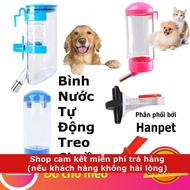HANGING WATER BOTTLE (4 types) automatic drinking bottle for dogs and cats with cage-mounted faucet