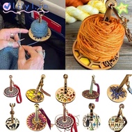 LILY Yarn Ball Holder, with Leather Wrist Strap Prevent Yarn Tangling Portable Wrist Yarn Holder, Crochet Wood Knitting Yarn Storage Crochet Yarn Holder