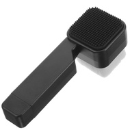 square facial cleansing brush silicone scrubber face wash the black exfoliator man