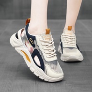 N8090 Hollow Net Daddy Shoes Extra Large Size Women's Shoes 32-44