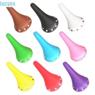 LACYES Bicycle Riding Saddle Bicycle Accessories Vintage Road Bike Cycling Saddle PU Leather MTB Bike Bike Seat Cushion