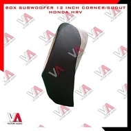 Box Sudut box subwoofer Bahan MDF 18mm Subwoofer Audio Mobil 12 Inch