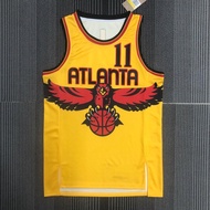 Men's Atlanta Hawks Trae Young 2022 Yellow Basketball Jersey