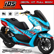 Stiker Pcx 160 2021 2022 2023 Full Body Decal Pcx 160 Full Body Desain REDBULL TORRO
