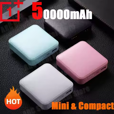 OnePlus 50000mAh Mini Power Bank Super Fast Charging High Volume Compact Portable Power Bank For iph
