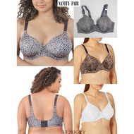 Women's Bra JUMBO/BIG SIZE VANITY FAIR Thin Foam Wire Full Cup Motif 36D to/d 42DD BEHA BH Underwear