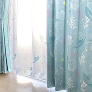 Disney Ariel Disney SB-555/SB-556 Character Washable Thermal Insulated Blackout Curtain Set of 4 Pan
