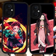 Black Casing for OPPO Reno 7Z 8Z Find X5 8 7 Lite 5G H109 Tanjiro X Nezuko