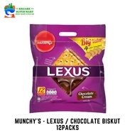 Munchy's - Lexus / Chocolate Biskut ( 12packs )