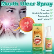 【SooHeal】Fast Acting Mouth Ulcer Spray 30mL Promote ulcer healing,Soothe inflammation