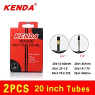 2pcs Kenda bicycle inner tube 20x1.25-1.5 20x1.5-1.75 20x1.75-2.125 406rim 20x1 451rim 24x1 540rim S