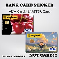 [ Shin Chan ] For BANK Card Sticker Cover / MASTER / VISA / CREDIT/ DEBIT CARD
