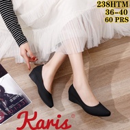Karis 238 Black Jelly Wedges Women's Work Shoes Wedges Shoes Women