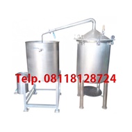 Destilasi / Penyulingan Minyak Atsiri Kap. 50-100 kg
