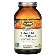 Flora, Udo's Choice, Udo's Oil 3-6-9 Blend, 180 Vegetarian Softgels