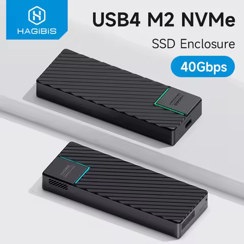 Hagibis USB 4.0 40Gbps M.2 NVMe SSD Enclosure Compatible with Thunderbolt 4/3 USB 3.2/3.1/3.0 ASM246