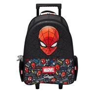 Smiggle Spider-Man Backpack Trolley With Light Up Wheels