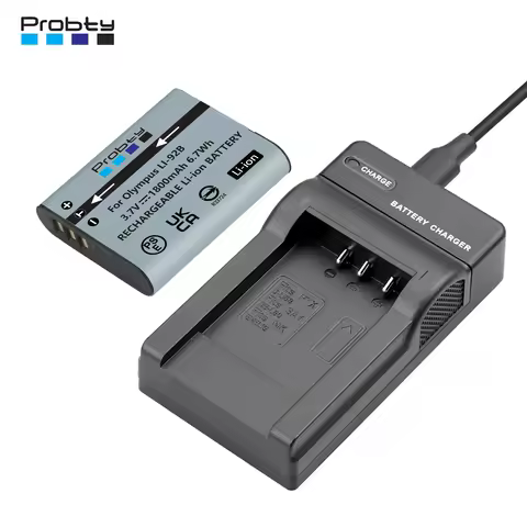 Li-90B Li-92B Battery and Charger for Olympus Li 90B Li92B Tough TG-4 TG-6 TG-5 TG-2 TG-1 IHS SH-1 S