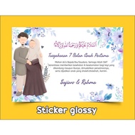 4 month 7 month pregnancy thanksgiving card label stickers