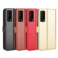 Suitable for TCL Stylus Phone Case Card TCL Stylus 5G Phone Leather Case Flip Crazy Horse Pattern La