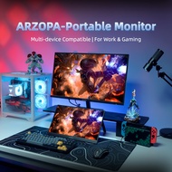 ARZOPA Portable Monitor 1920*1080p/sRGB 100% HD IPS Display HDMI Gaming Monitor Portable screen With